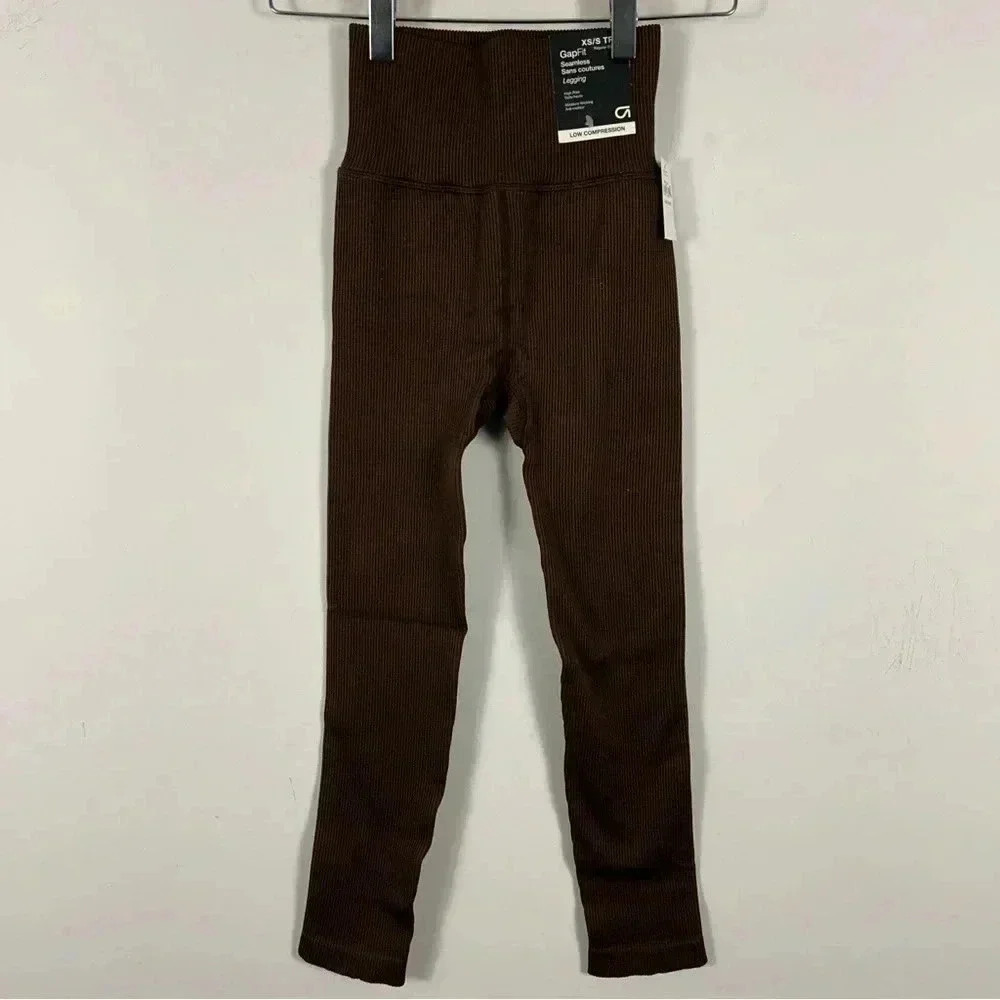 ❤️ Gap fit seamless brown leggings XS/S NWT